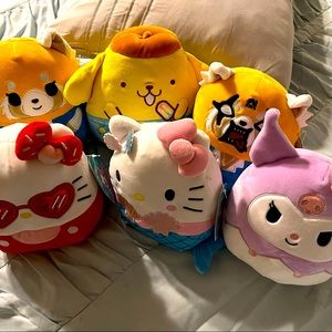 19. Hello Kitty and Friends 7” Squishmallows BUNDLED